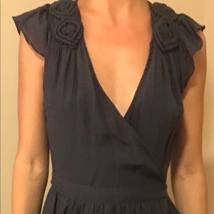 Ark and Co. Wrap Dress - Gray